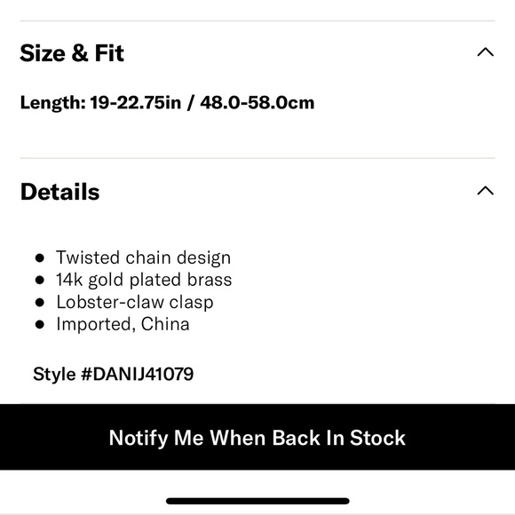 Dannijo Madeline Necklace - Picture 3 of 5